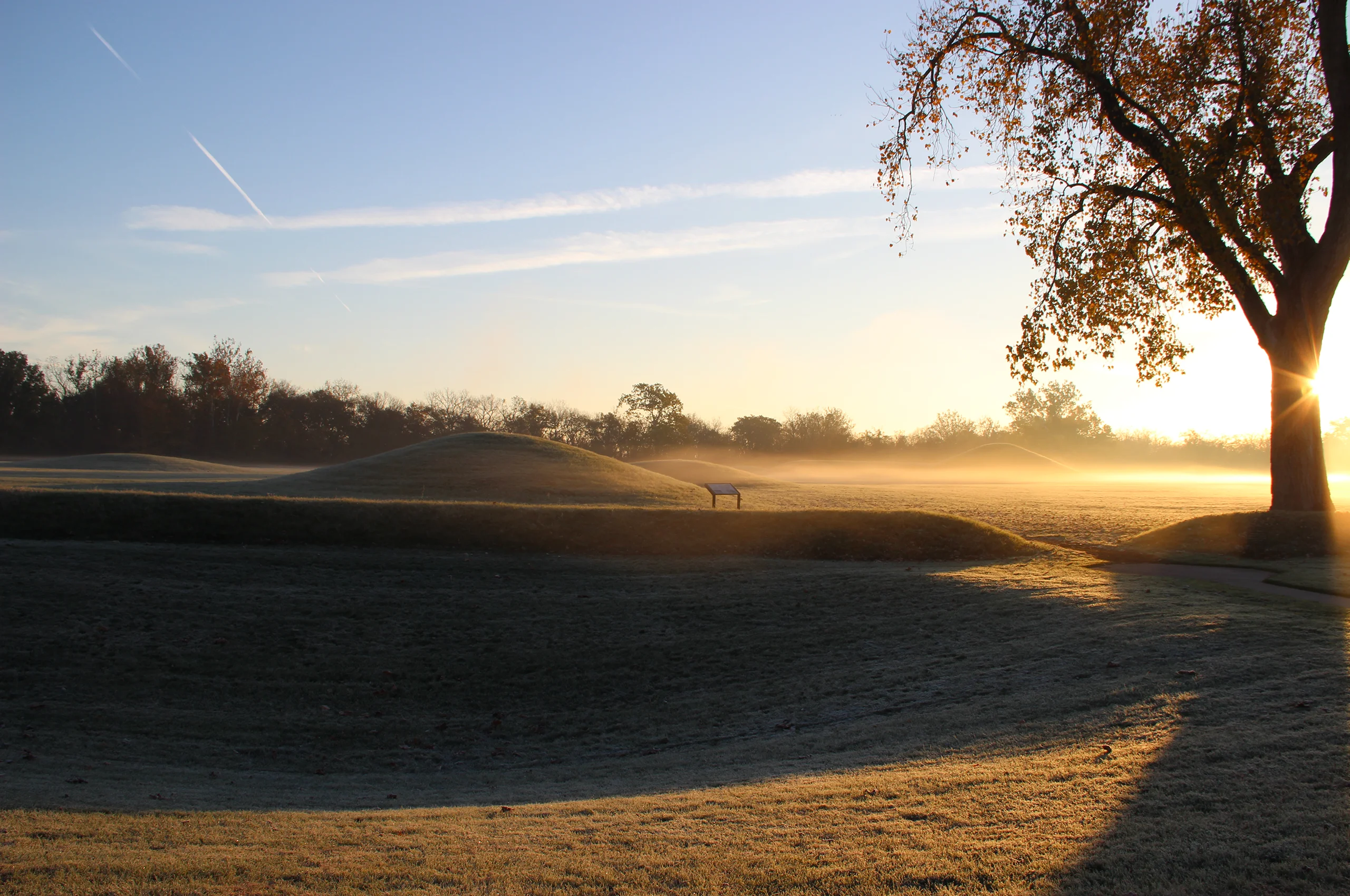 Mound City cool and crisp morning