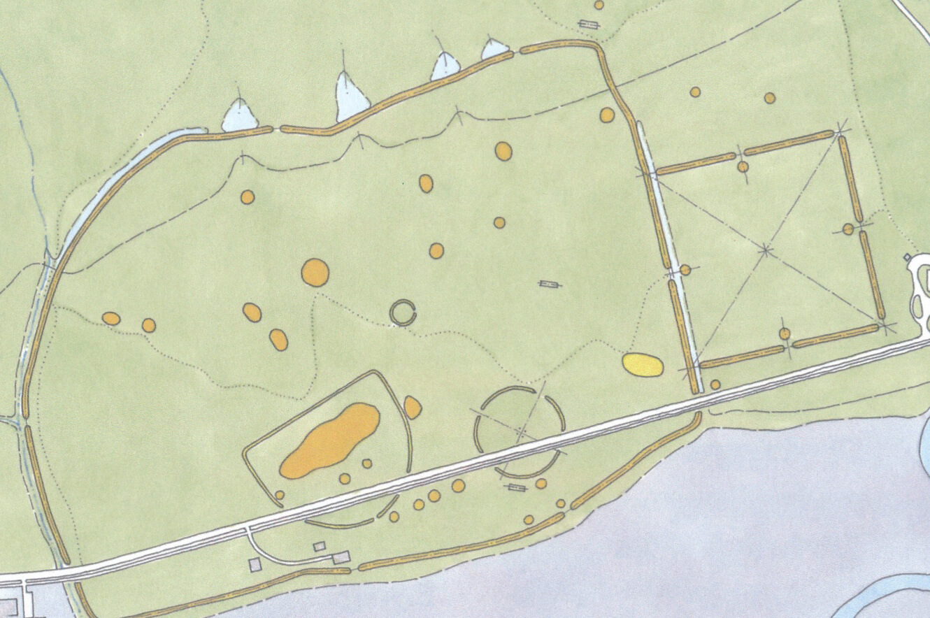 Hopewell Mound Group map